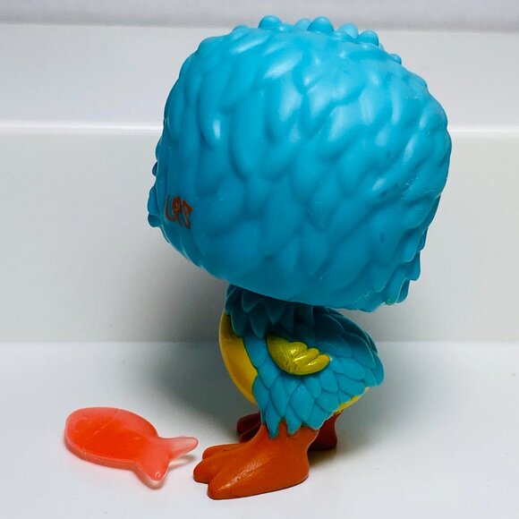 Littlest Pet Shop 2 Pcs:#82 Turquoise KiwiBird + Fish,Blind Box Series 2 G7 2024 - Picture 3 of 6